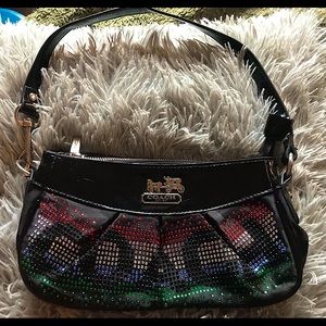COACH limited edition 3D rhinestone handbag